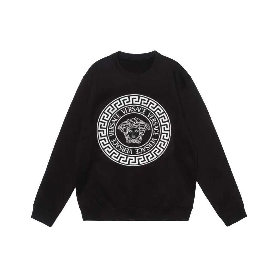 VERSACE SS24 Свитшот Мужской Черный