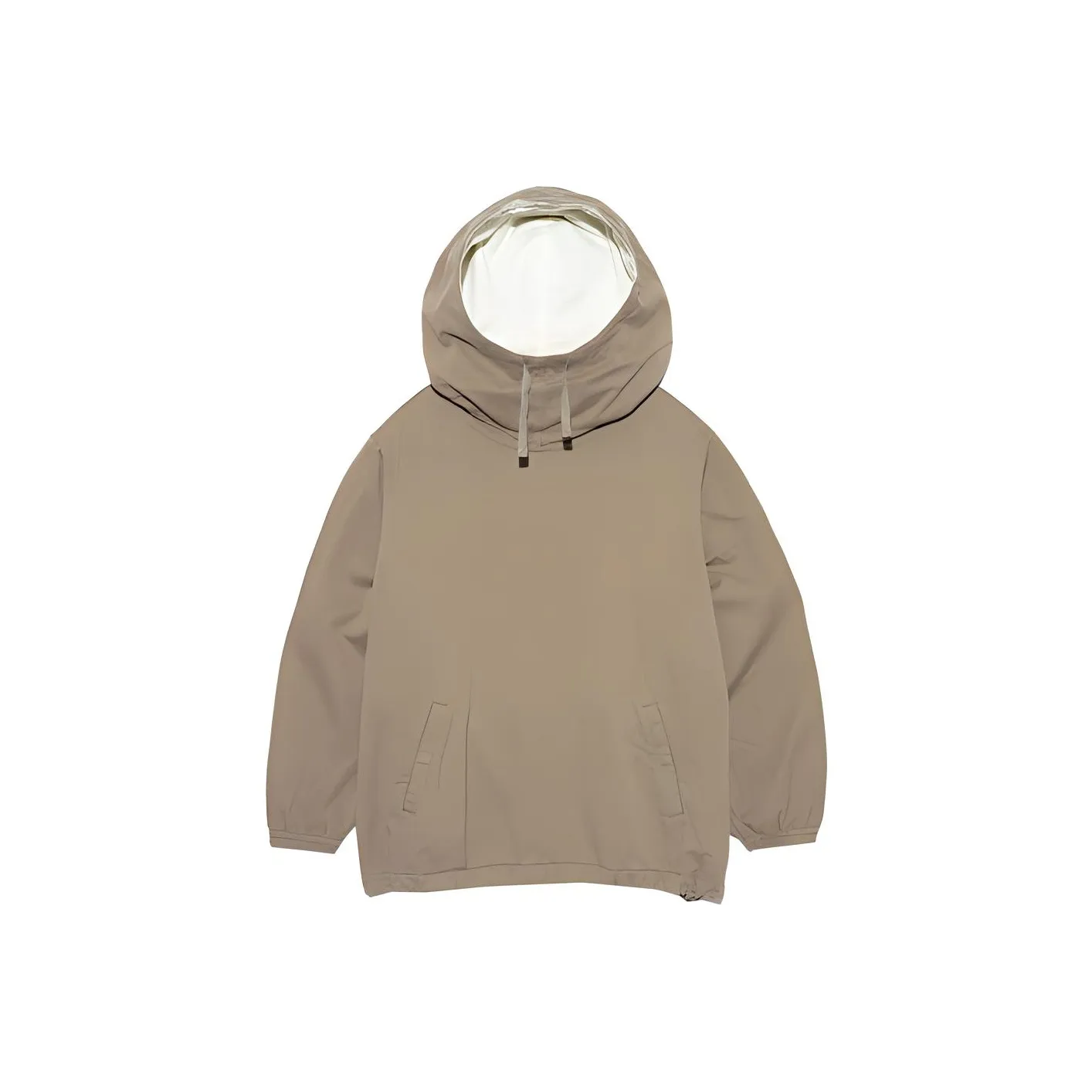 Nanamica Хлопковая шерсть Саржа С капюшоном Пуловер Парка Толстовка Мужской Хаки