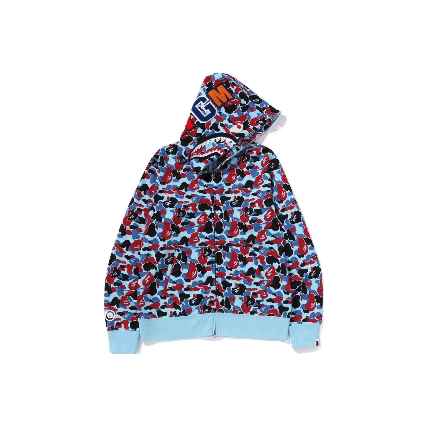 Bape Store Chicago Separate Shark Full Zip Hoodie