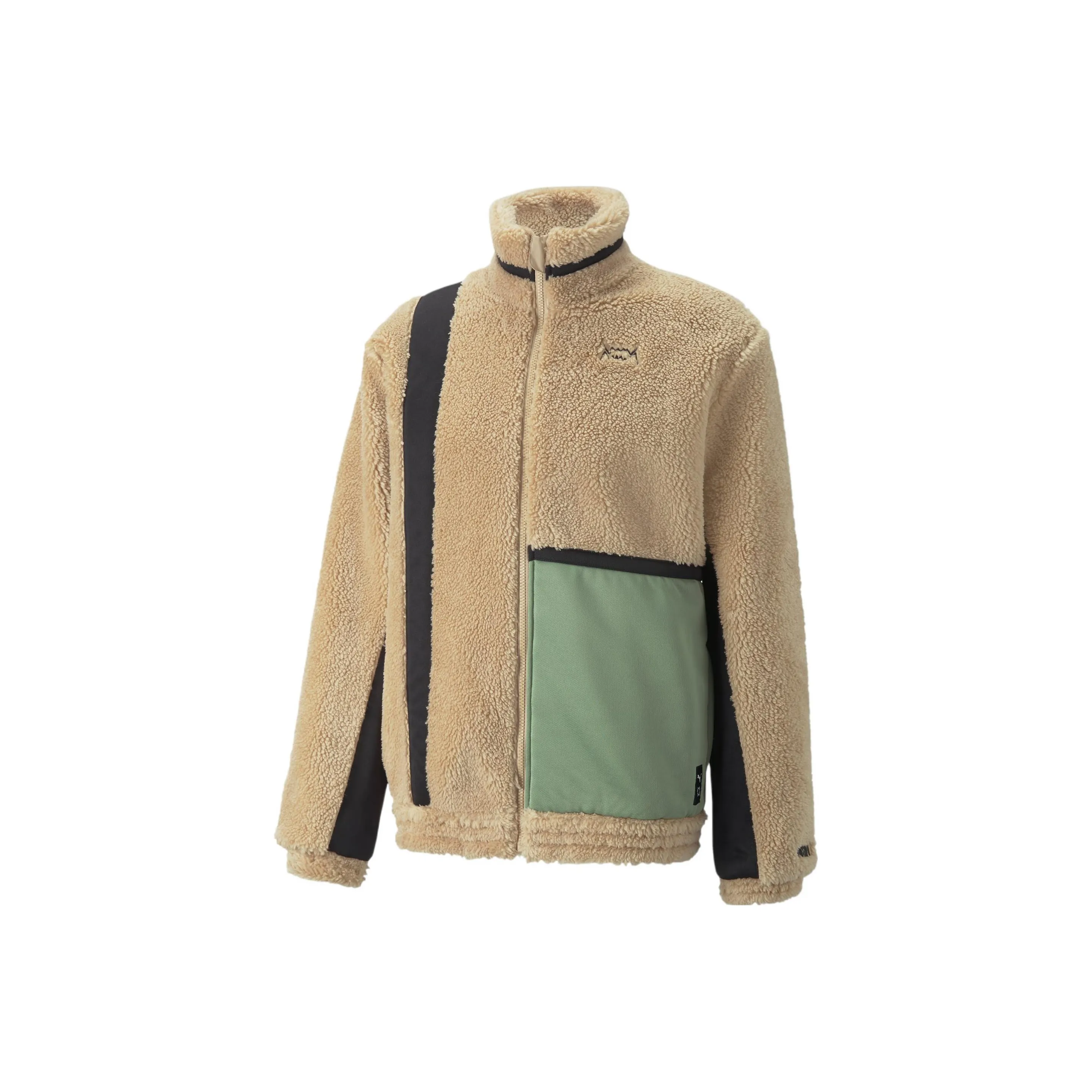 PUMA Мужские куртки коричневого и зеленого цвета