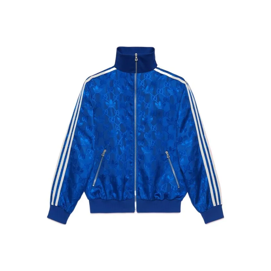 GUCCI X Adidas Gg Trefoil Jacquard Jacket