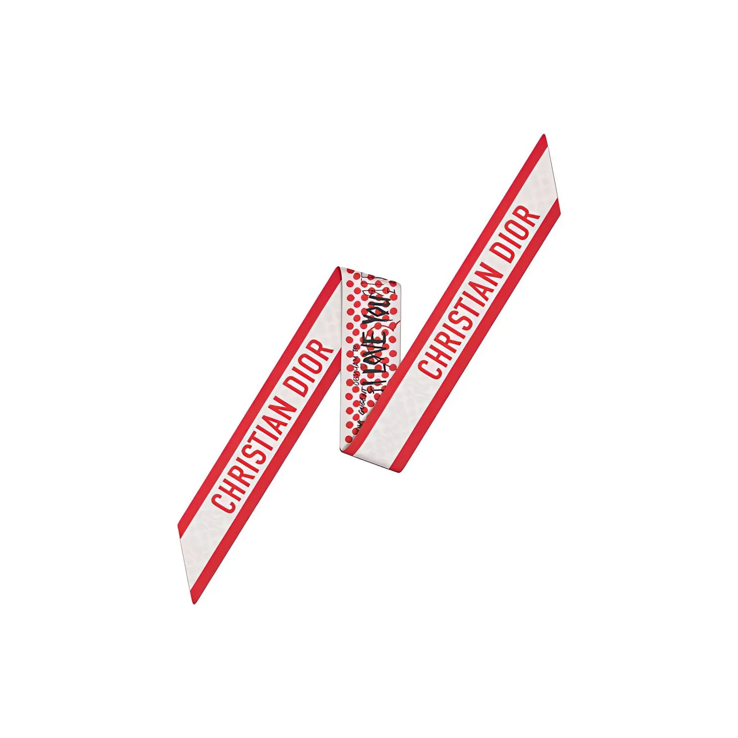 DIOR Шелковые шарфы Красный Женские