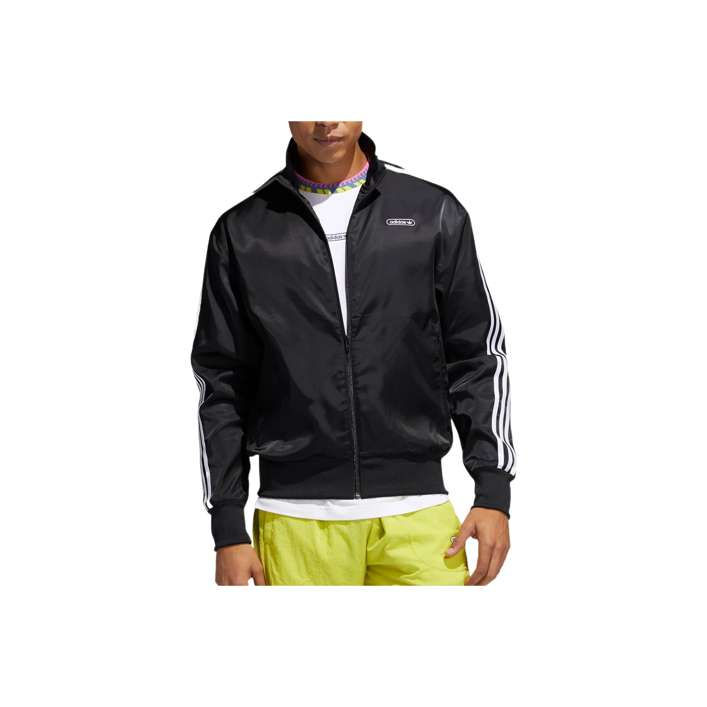 Adidas Originals SATIN FIREBIRD Черные Мужские Куртки