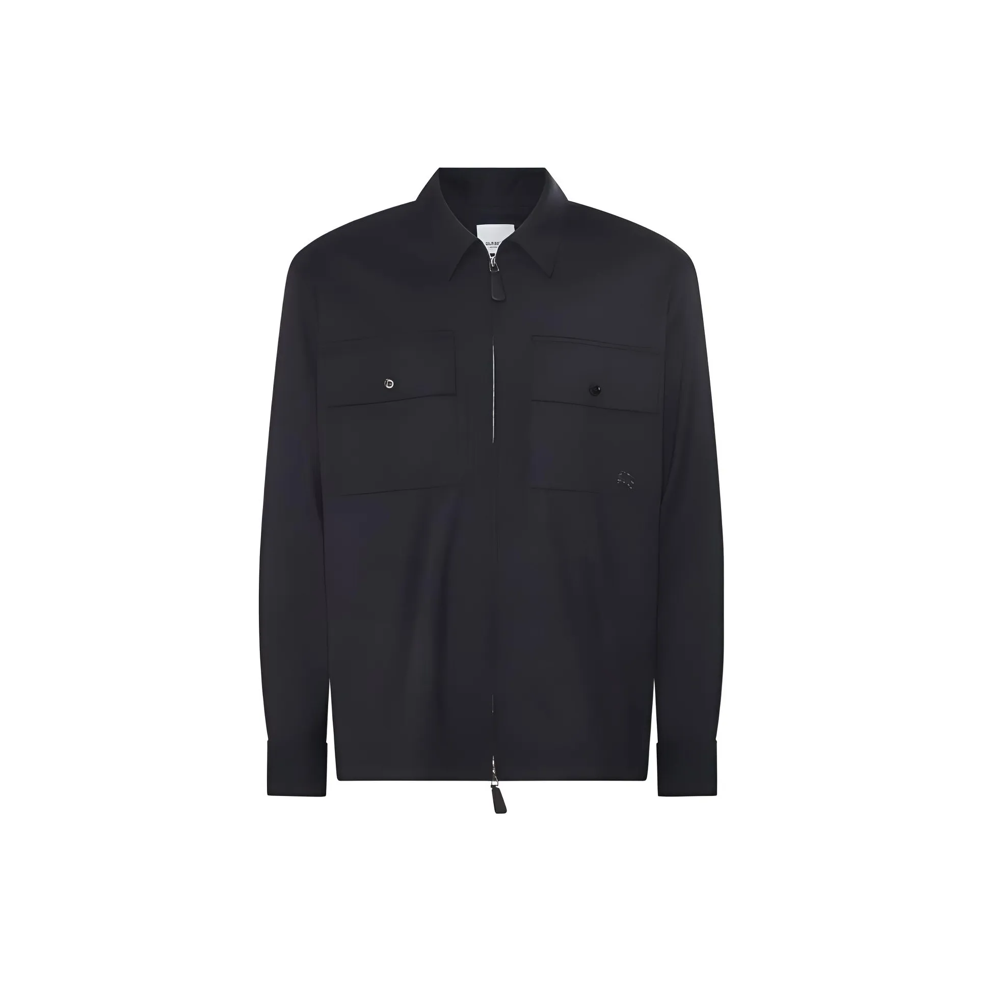 Burberry Shirts Men's Navy Blue