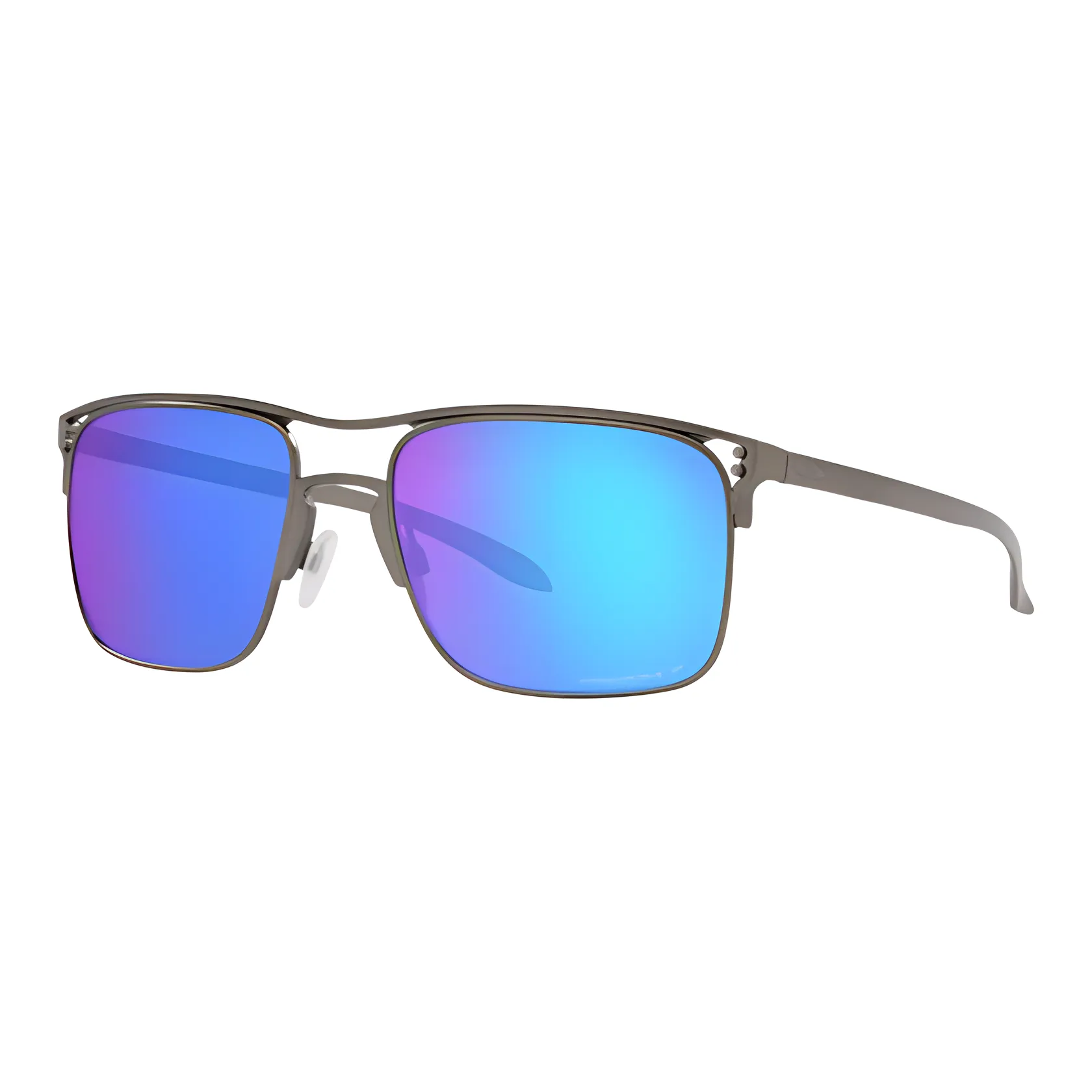 Oakley Titanium Irregular Shape Sunglasses Men's Umber