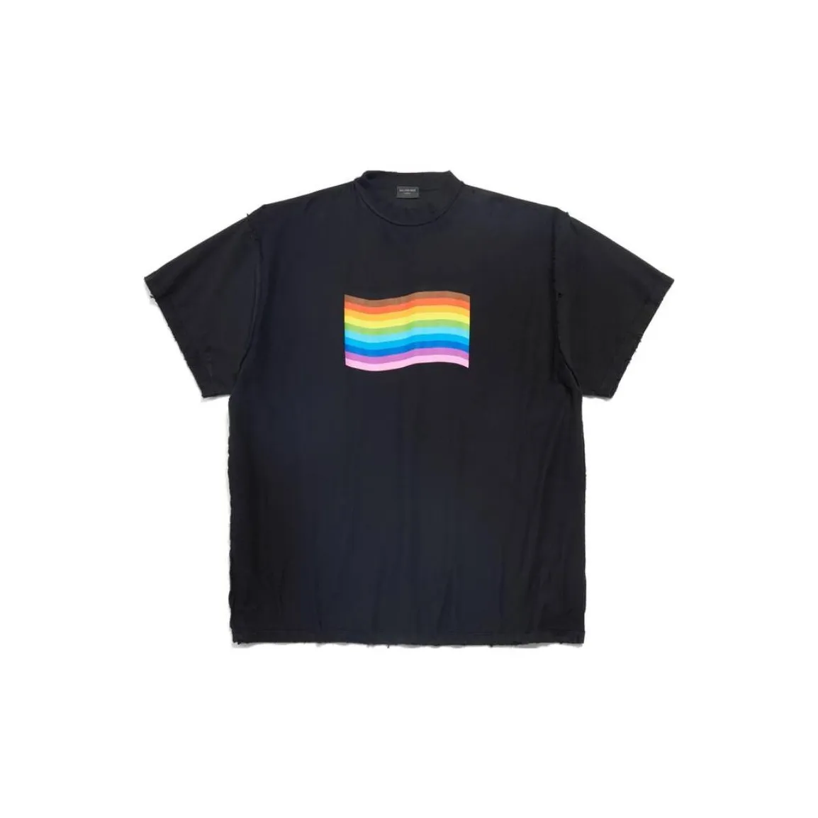 Balenciaga T Shirt Loose Fit Style Unisex Black