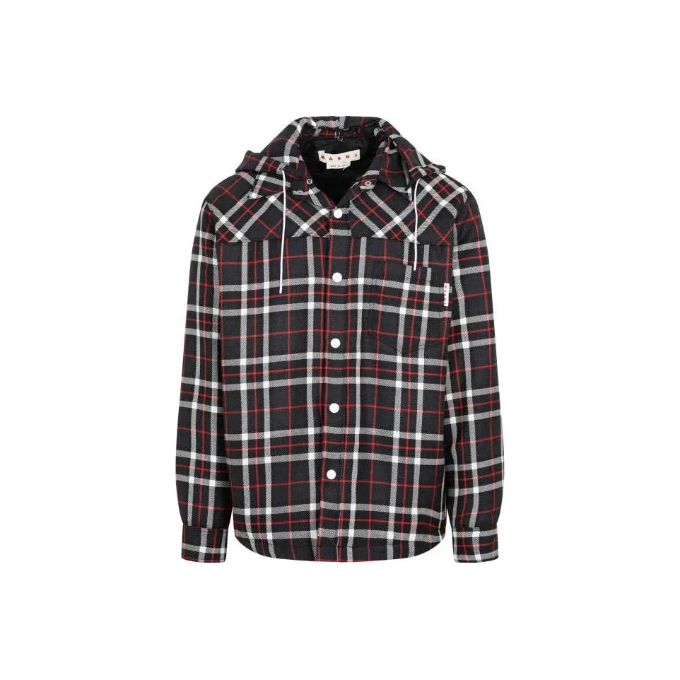 MARNI Мужские черные куртки