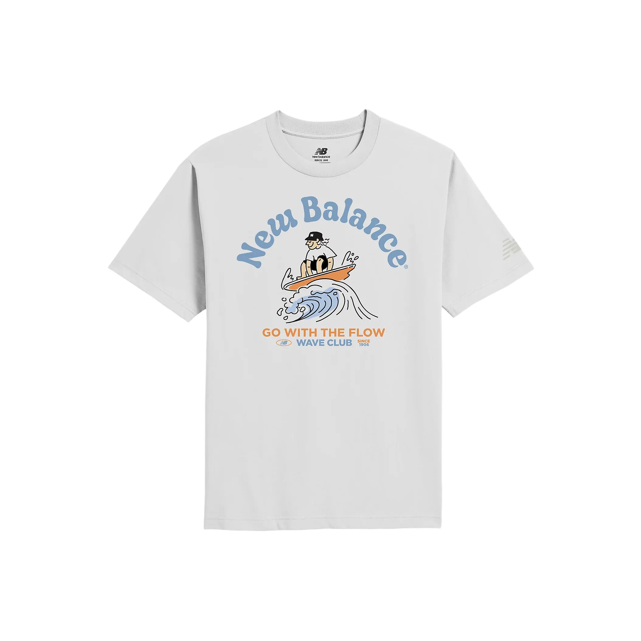 New Balance SS25 Big Wave T Shirt Men's White
