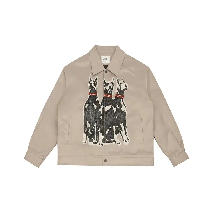 EMPTY REFERENCE Dog-print Unisex Jacket