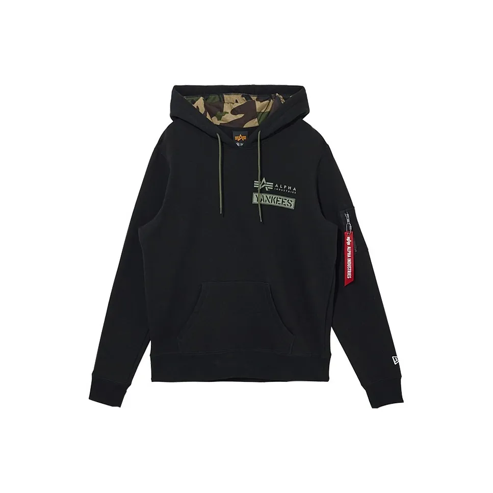 New Era x Alpha Industries Свитшот Унисекс Черный