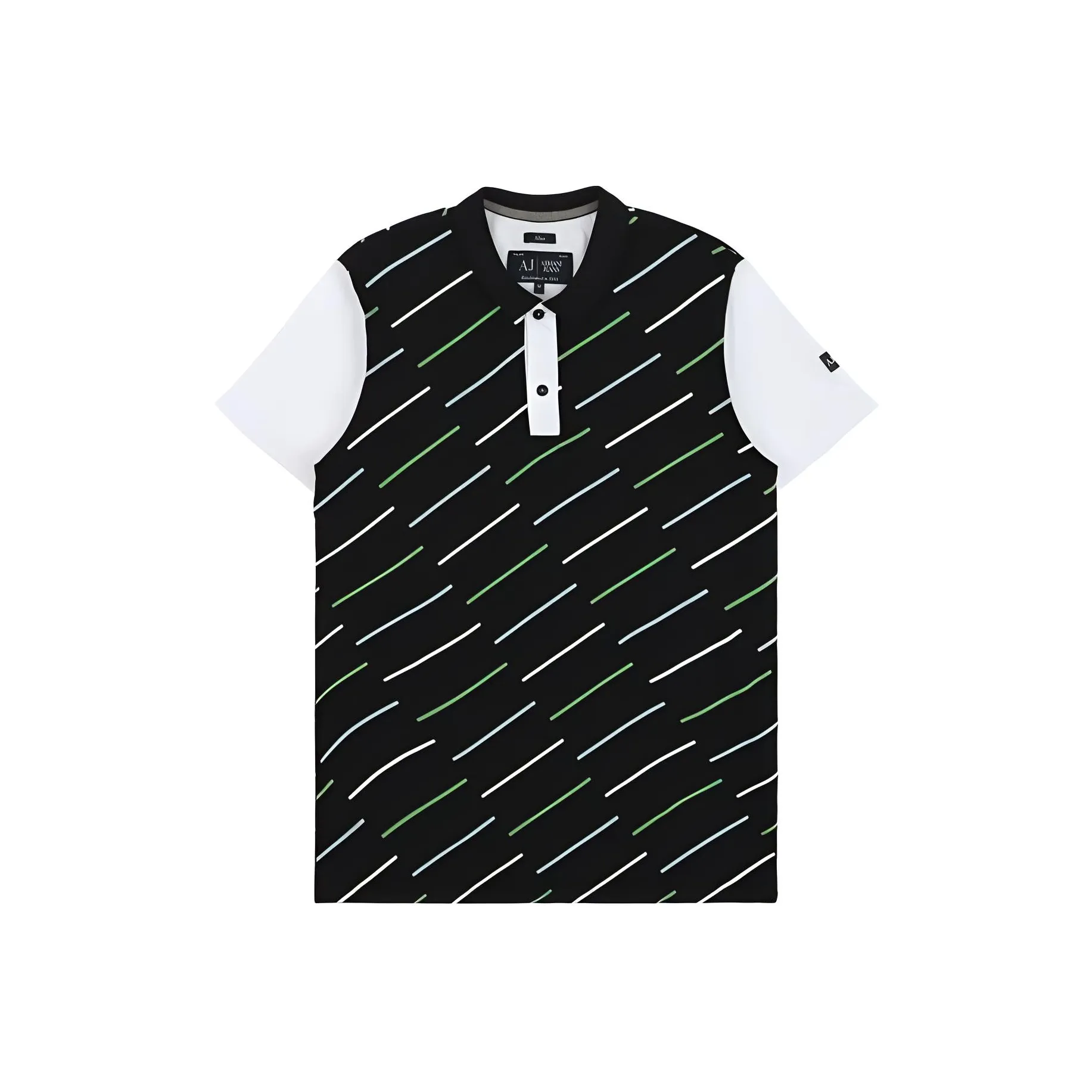 ARMANI JEANS Polo Shirts Men's Black