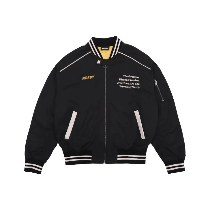 Nerdy Jackets Unisex Black