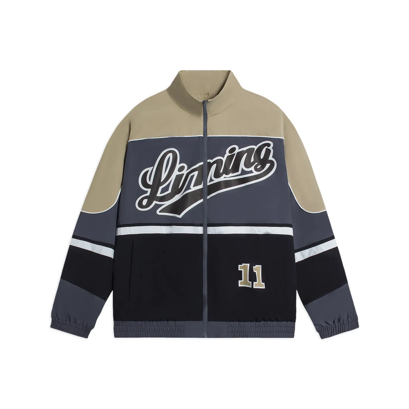 LiNing Sports Life Collection Jacket Unisex Thunderstorm Gray