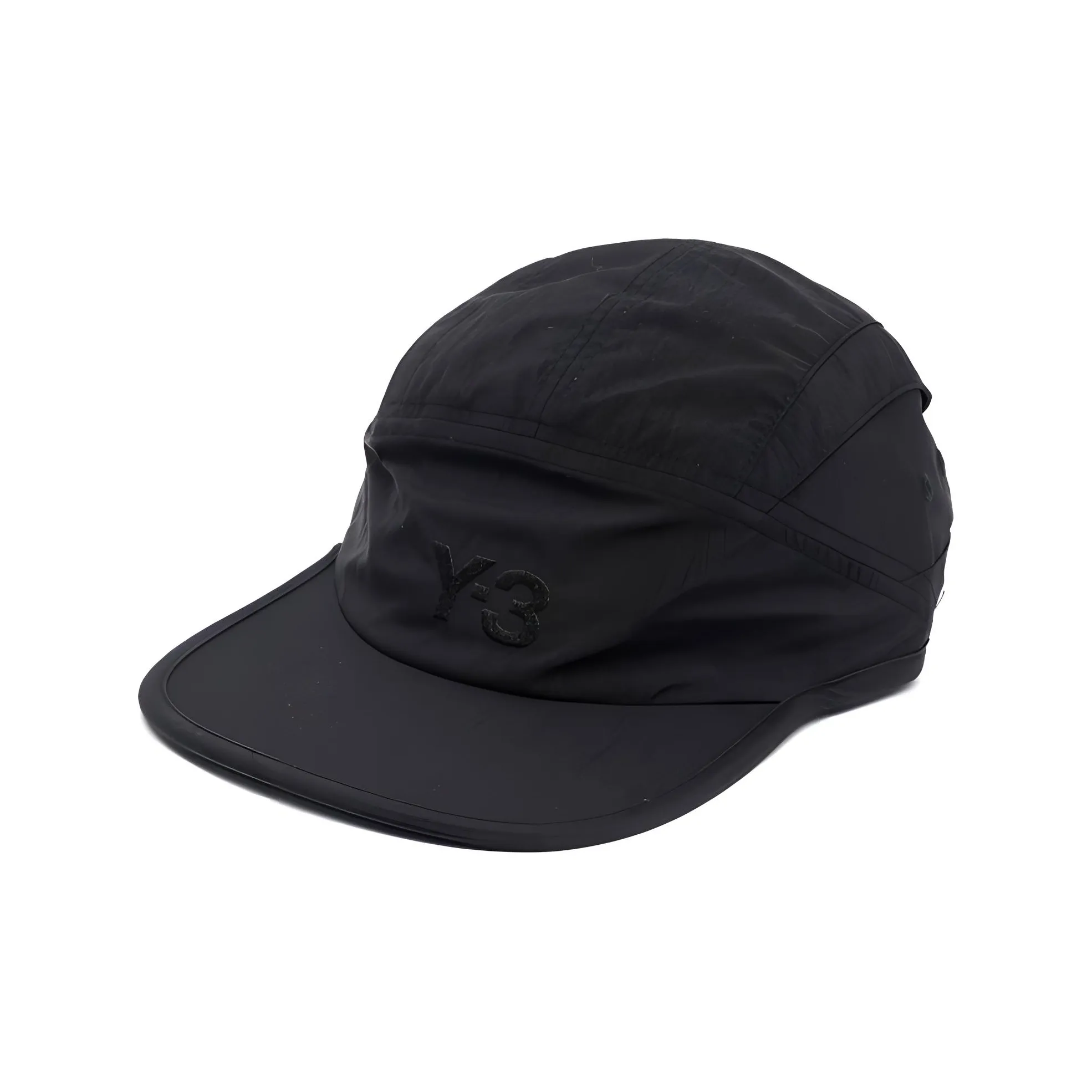Adidas Nylon Flat Brim Baseball Cap Unisex Black