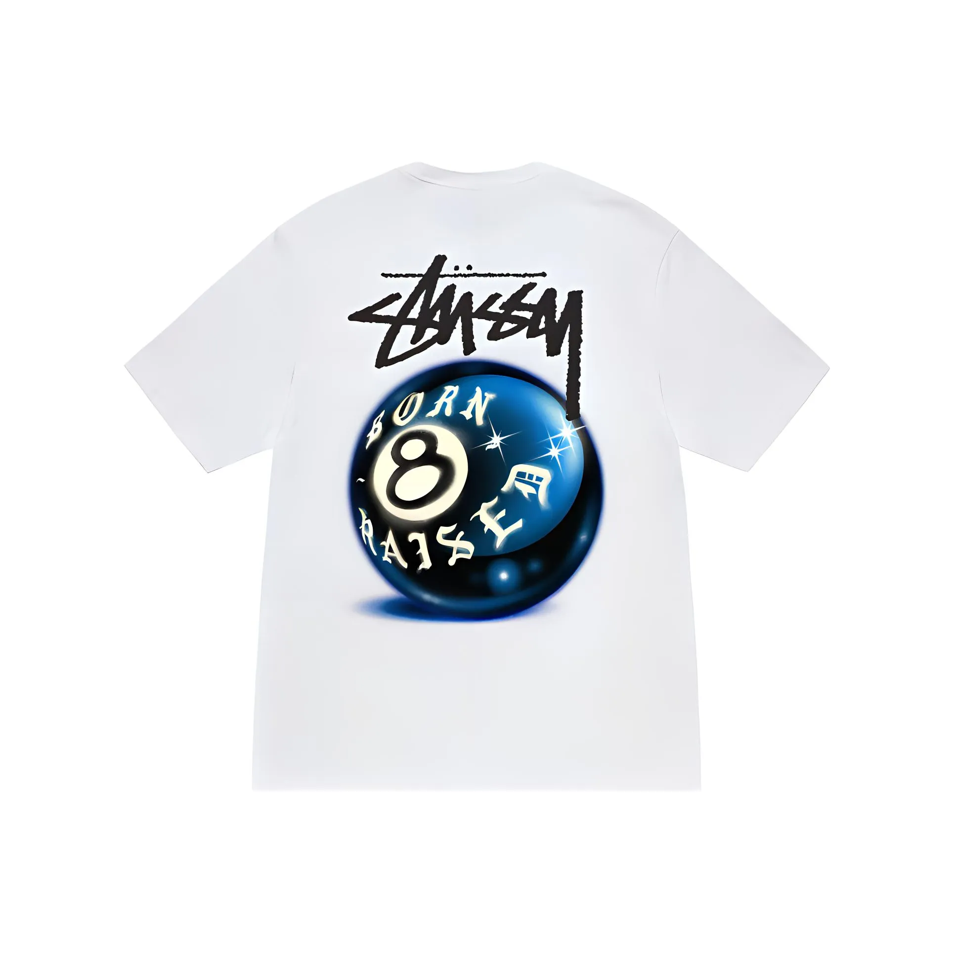 Stussy Born X Raised 8 Ball Tee