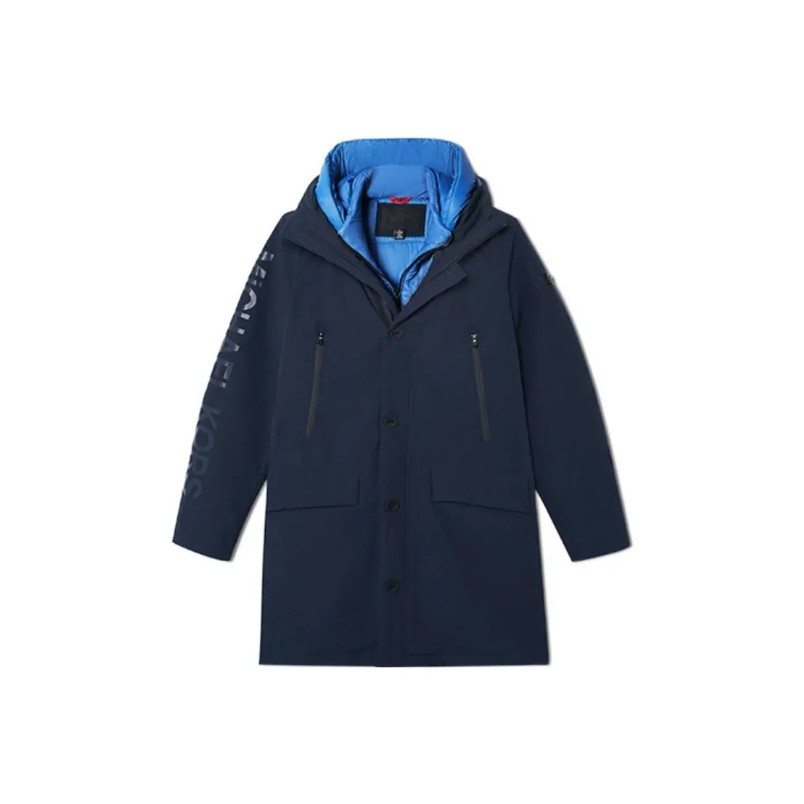 MICHAEL KORS Jackets Burberry & Coats Men's Navy Blue