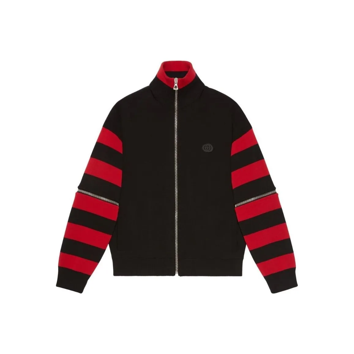 GUCCI Stripe sleeve Cotton Bomber Jacket