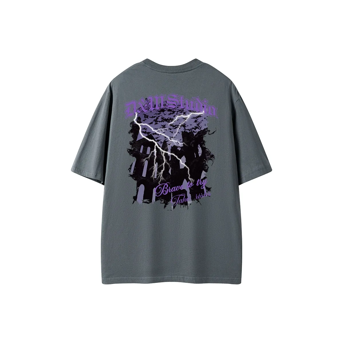 D&W T Shirts Unisex Dark Gray