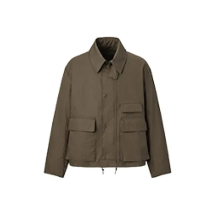 UNIQLO Куртка Унисекс Армейский Зеленый