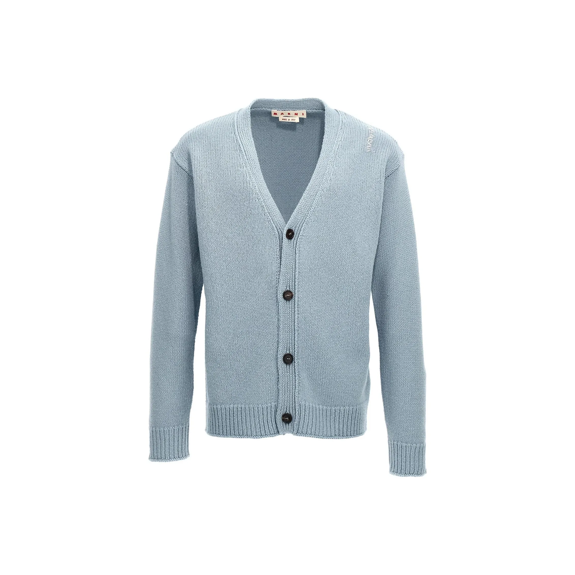 MARNI V Neck Button Detailed Cardigan