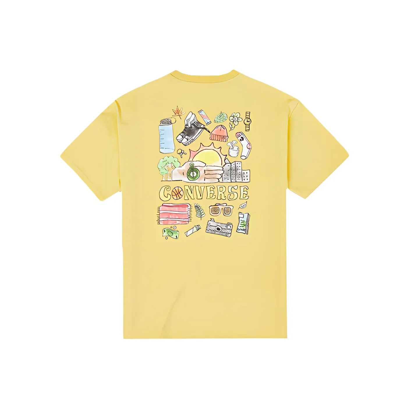 Конверс T Рубашка Мужская Saturn Gold