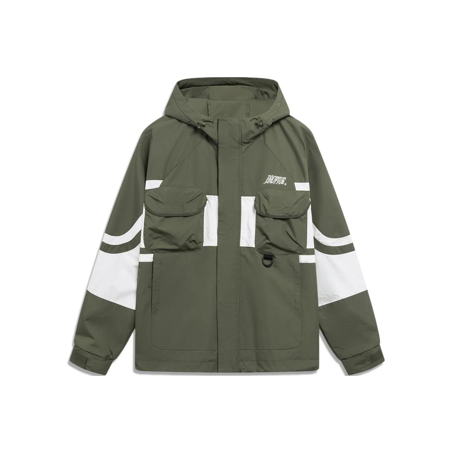LiNing Jacket Men's Military Green Ecru