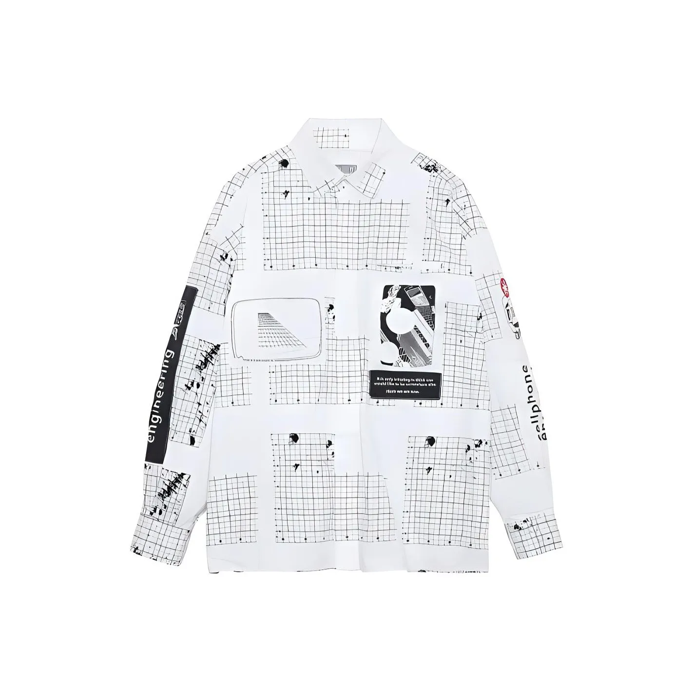 Cav Empt Белая унисекс рубашка