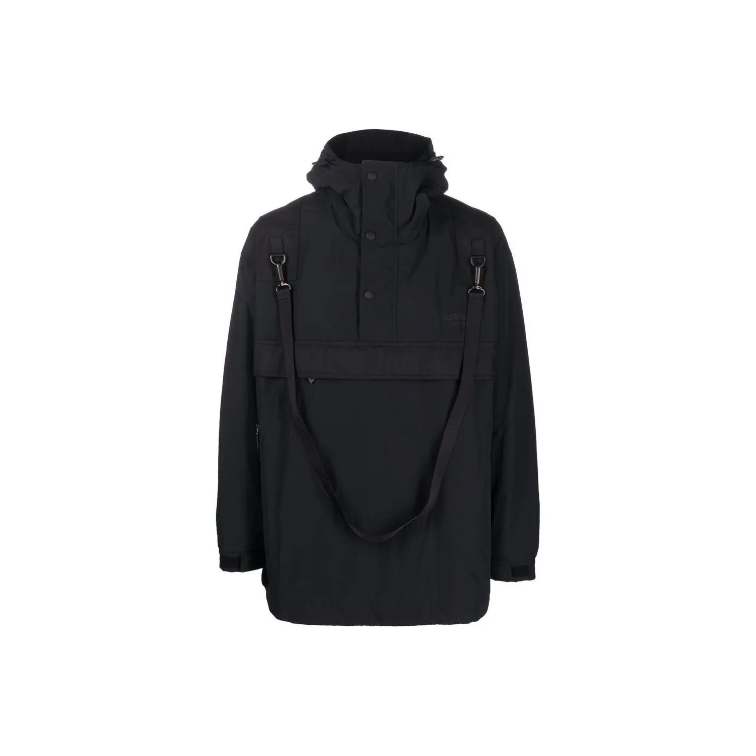 Burberry Logo Printed Hooded Jacket