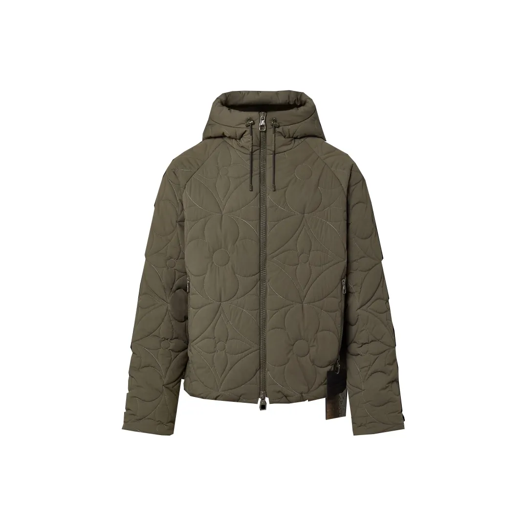 LOUIS VUITTON Lvse Flower Quilted Hoodie Jacket