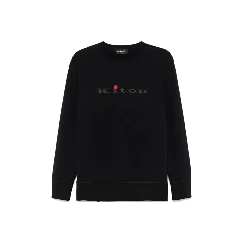 KITON Черный Мужские Свитшоты