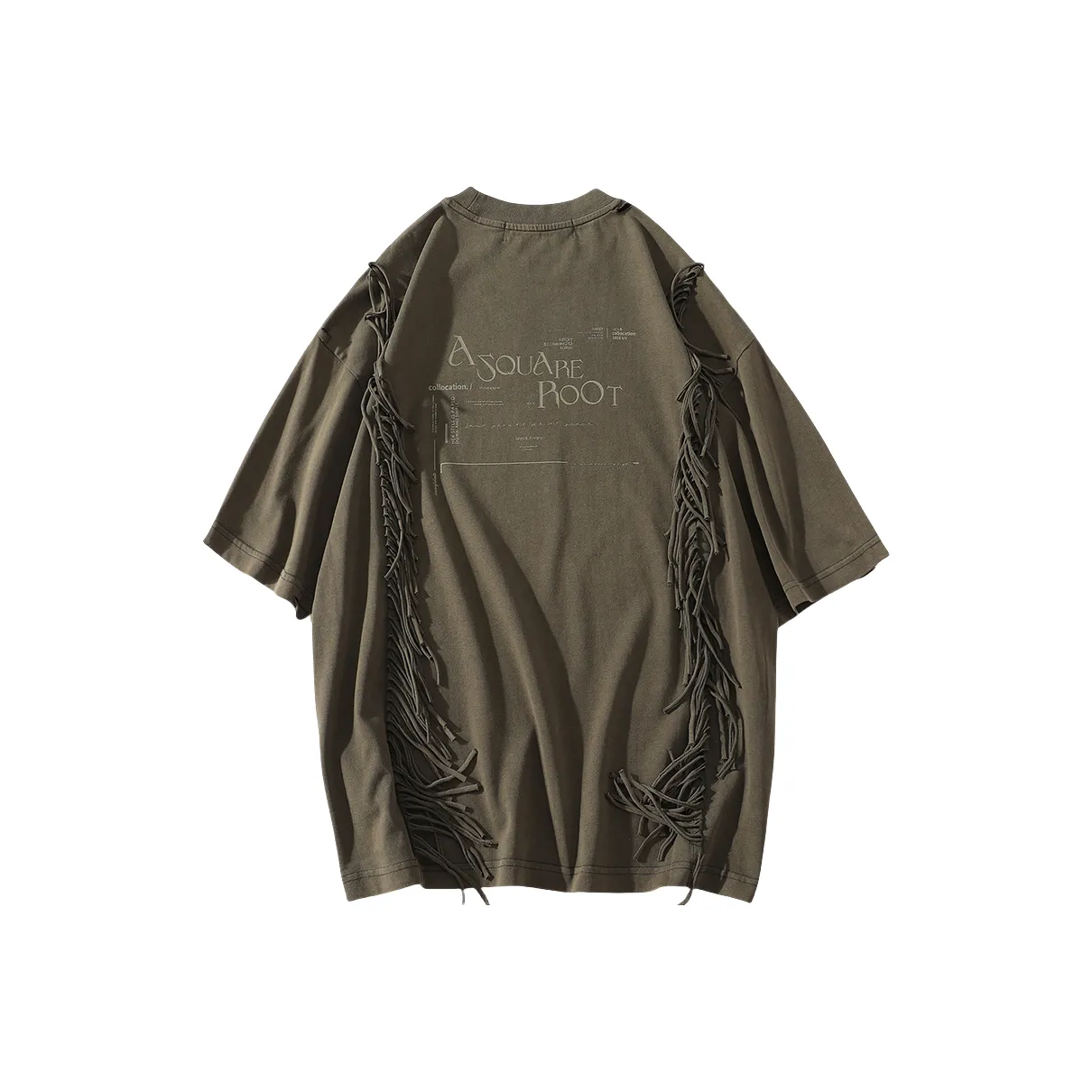 A SQUARE ROOT T Shirt Unisex Gray Coffee