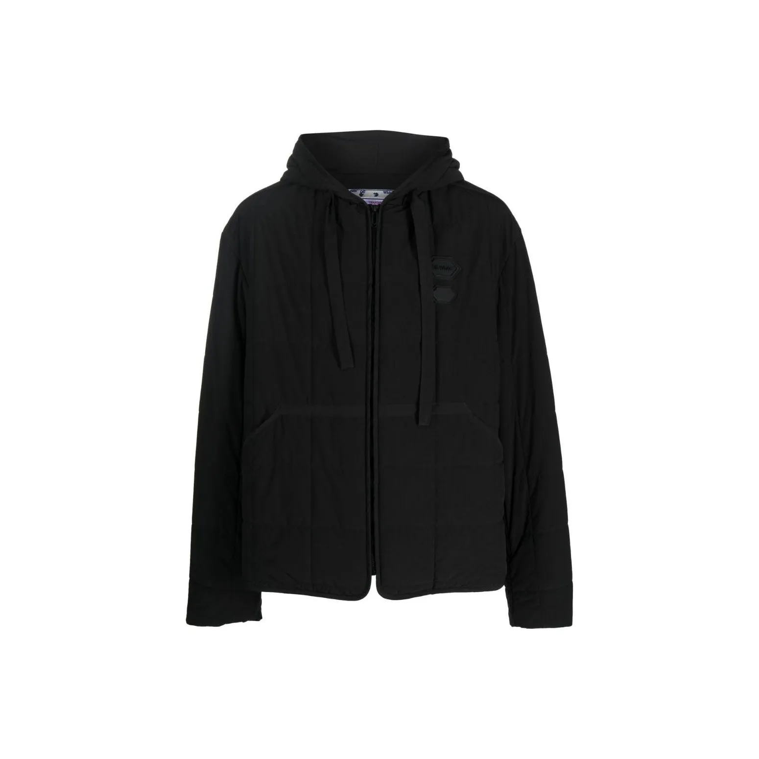 OFF WHITE Logo Patch Quilted Jacket