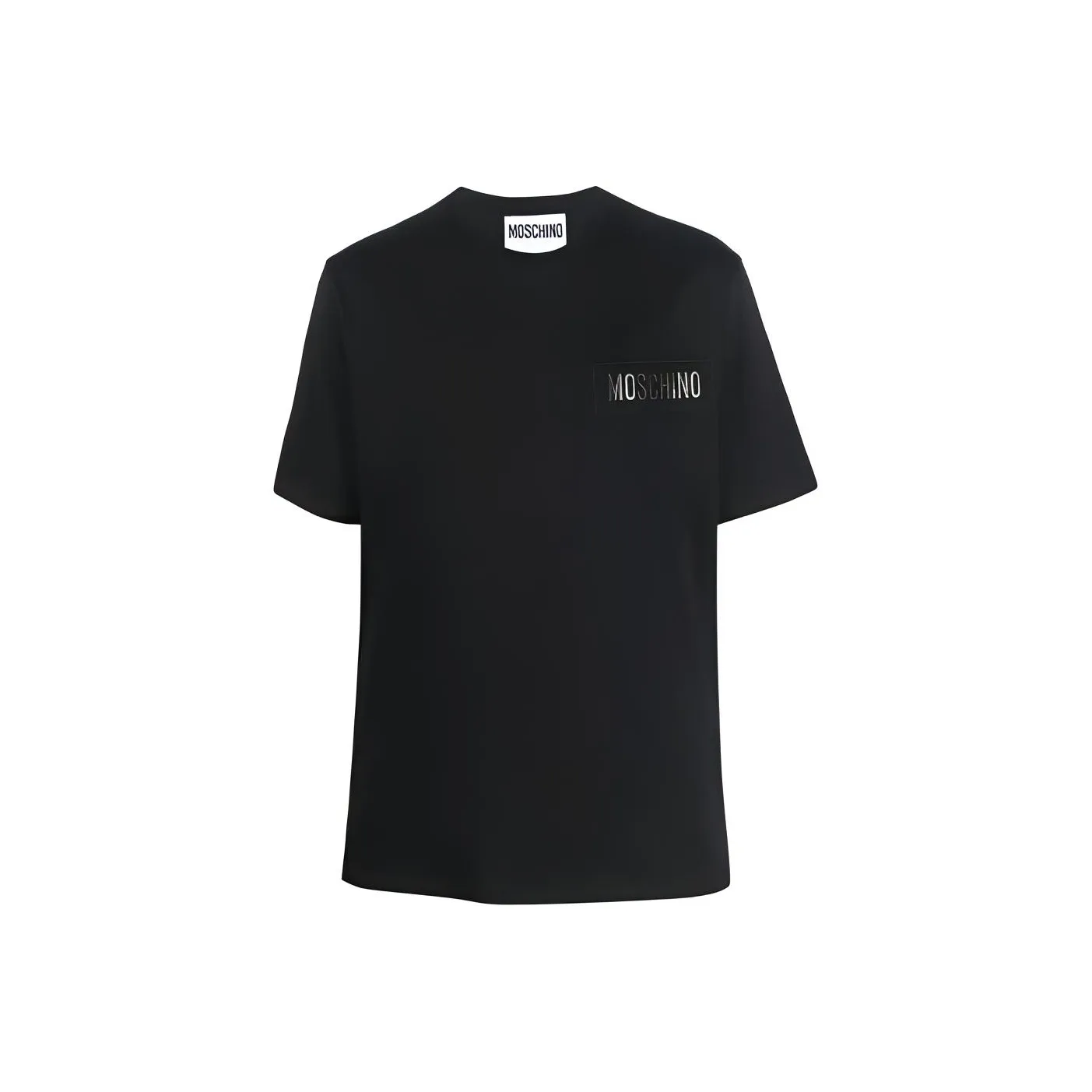 MOSCHINO Мужские черные T-рубашки