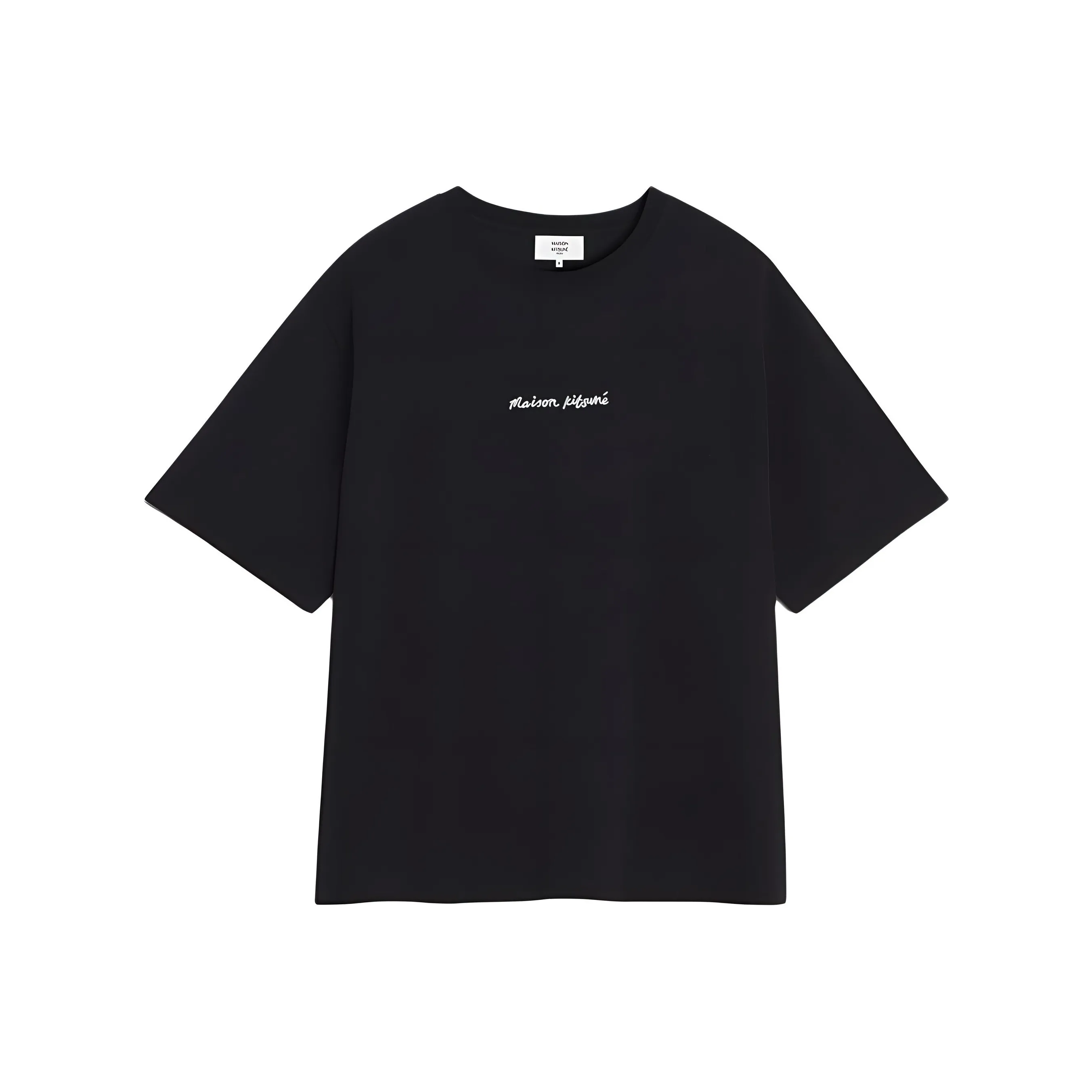 Maison Kitsune SS25 T-Shirt Мужской Черный