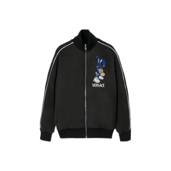 VERSACE Jackets Men's Black