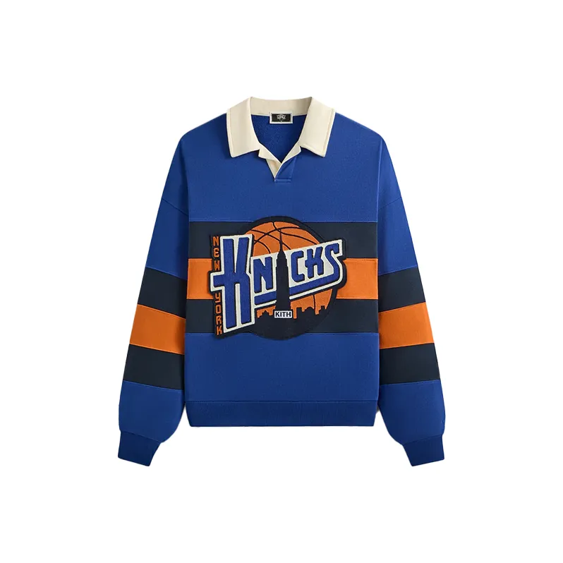 KITH For The New York Knicks Ball Nelson Collared Pullover