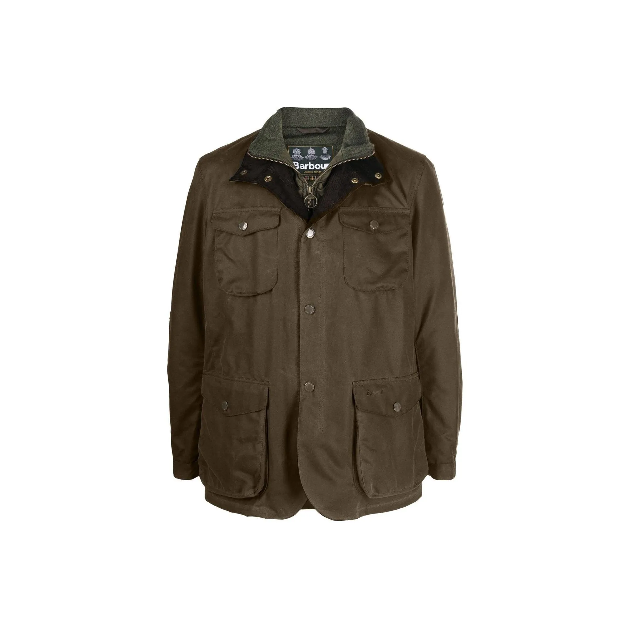 BARBOUR Ogston High Neck Waxed Jacket