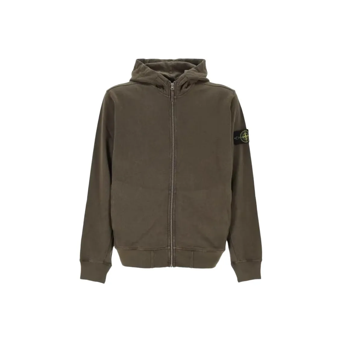 STONE ISLAND Зеленый Мужской Свитшот