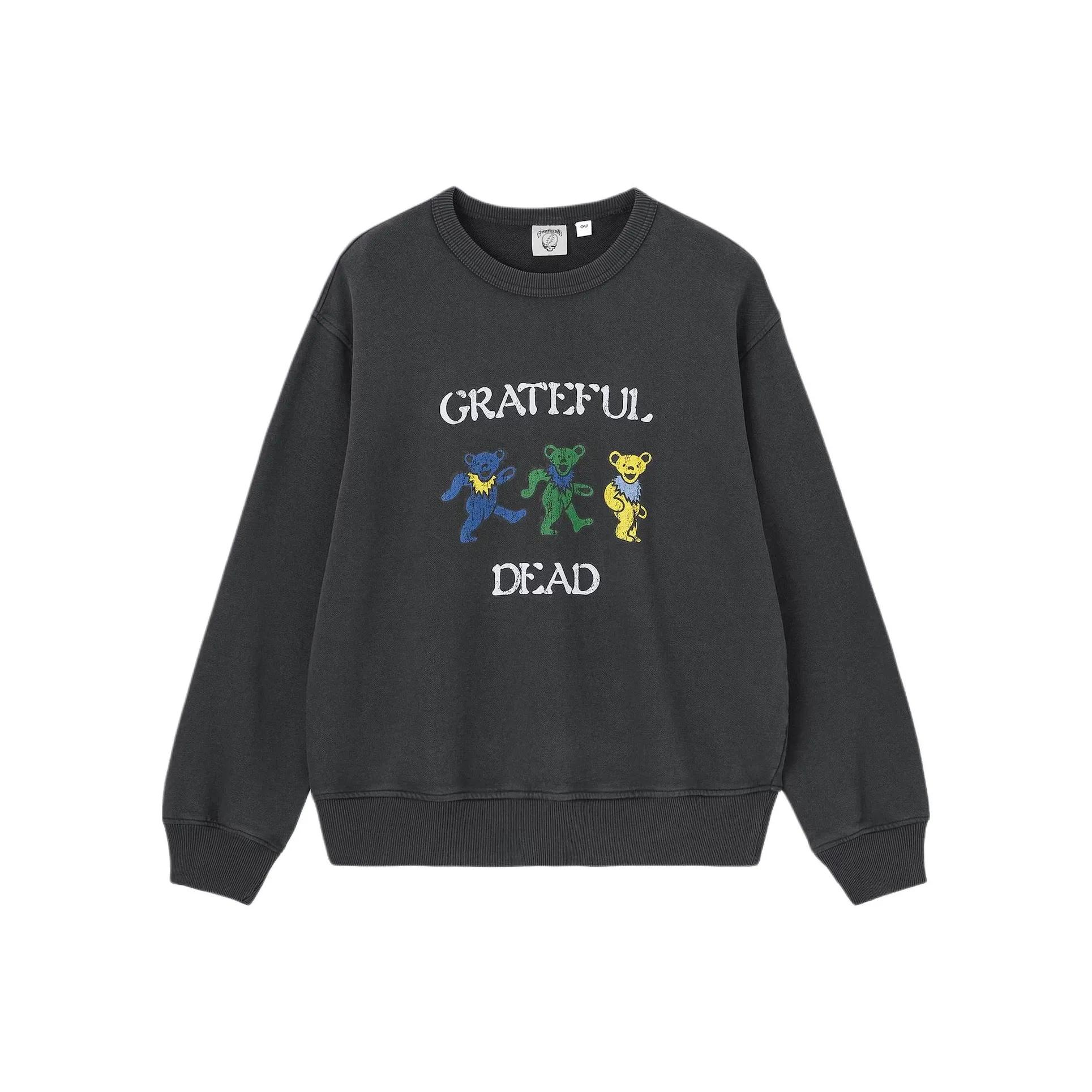 GU Grateful Dead Collaboration SS25 Толстовка Унисекс Темно-серый