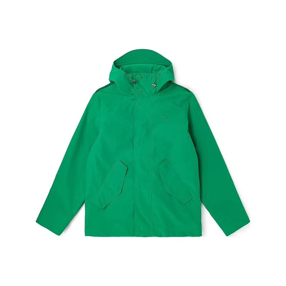 Зеленые мужские куртки от LACOSTE Collaboration