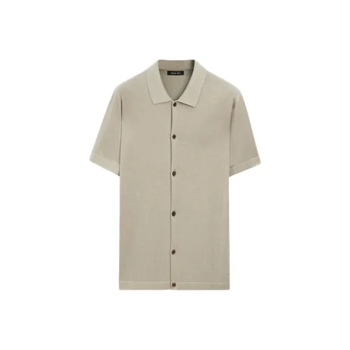Massimo Dutti Серый Мужское Поло