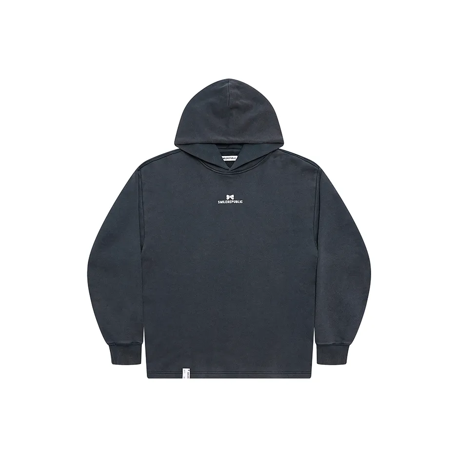 SMILEREPUBLIC WASH The С капюшоном Straight Толстовка Толстовка Унисекс