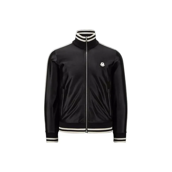 Moncler X Palm Angels Shiny Zip Up Sweatshirt