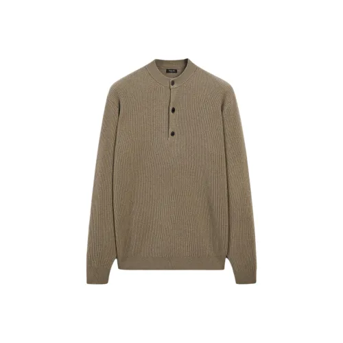Massimo Dutti Зеленый Мужской Трикотаж
