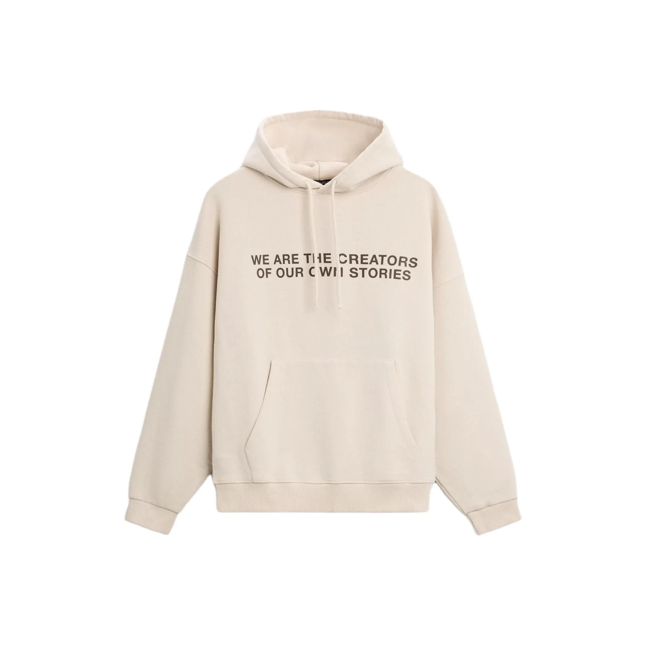 ZARA Мужские коричневые свитшоты