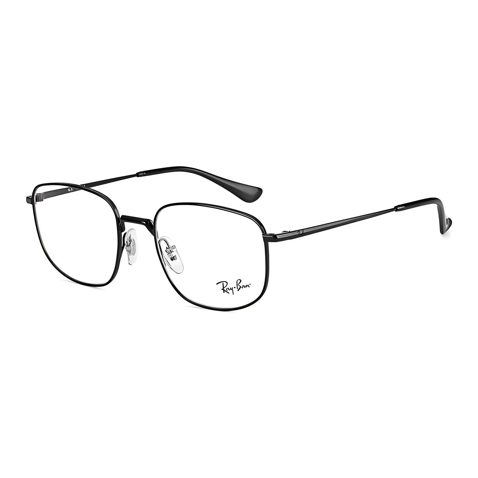 RayBan Пластиковая оправа Металл Нерегулярная форма Оправа для очков Унисекс Черный