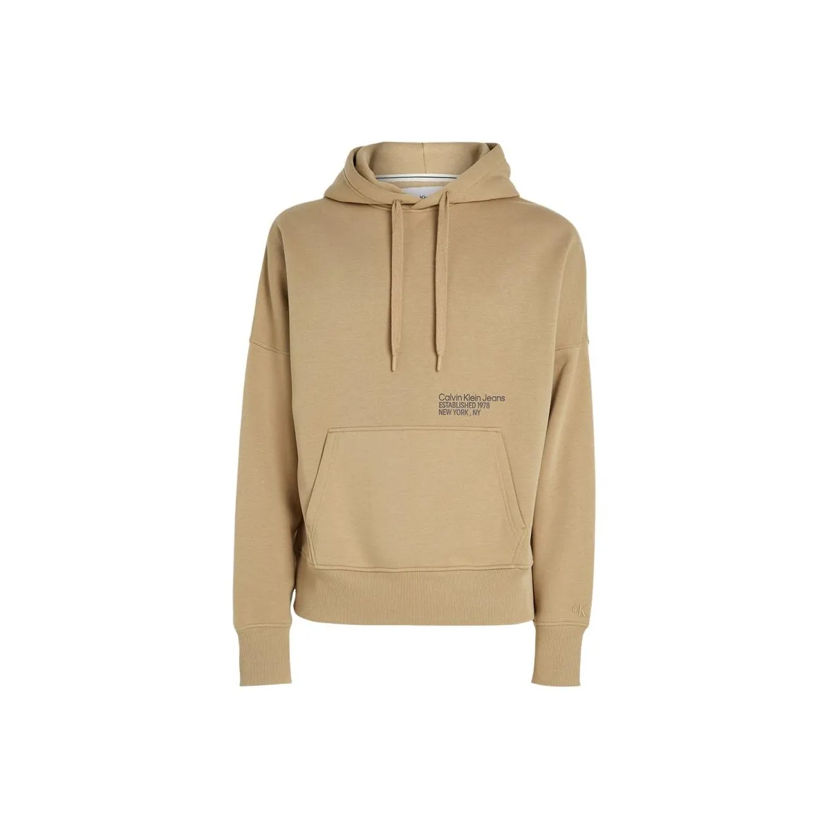 Calvin Klein Layered Address Hwk Drawstring Hoodie