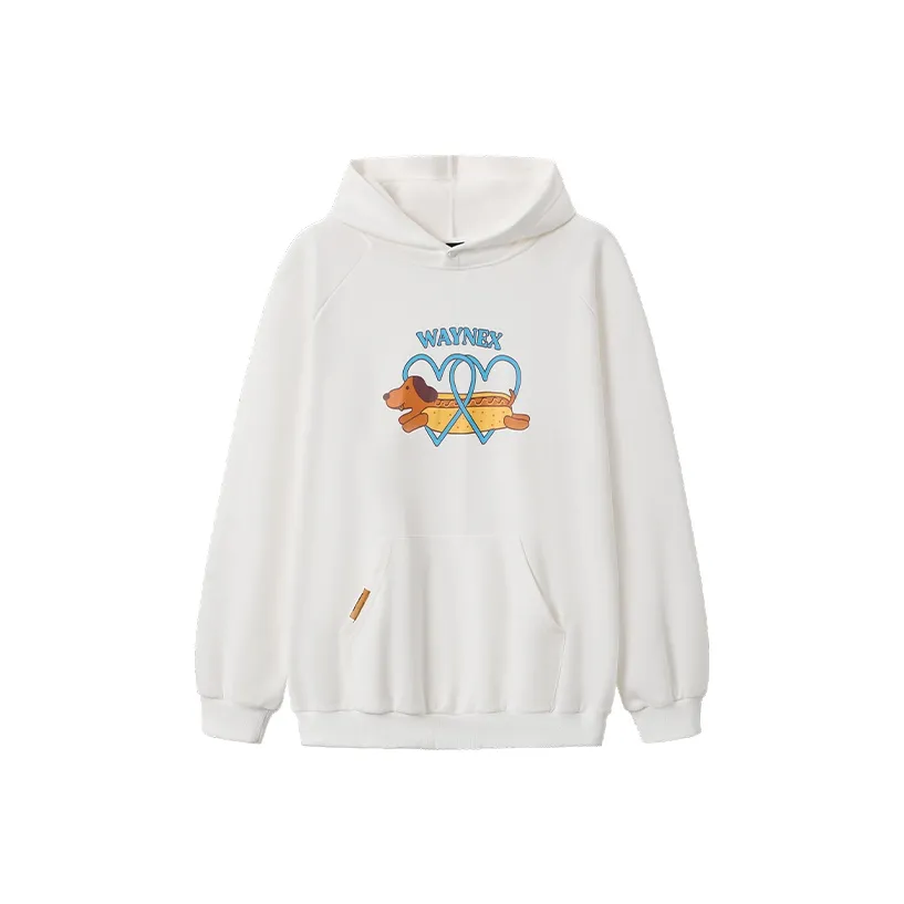 WAYNEXZAVIER Sweatshirt Men's White
