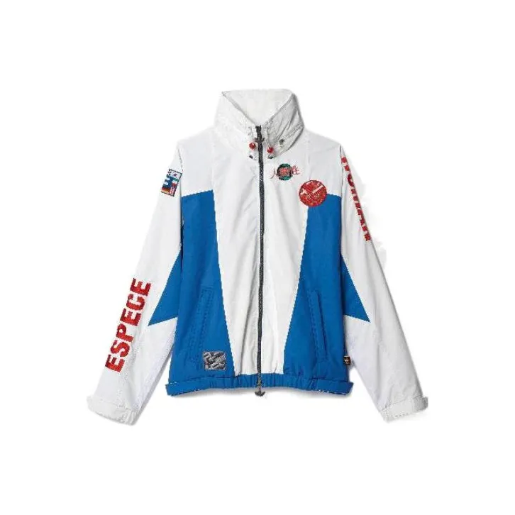 Adidas Originals Adidas x Pharrell Синий Белый Мужской Куртки