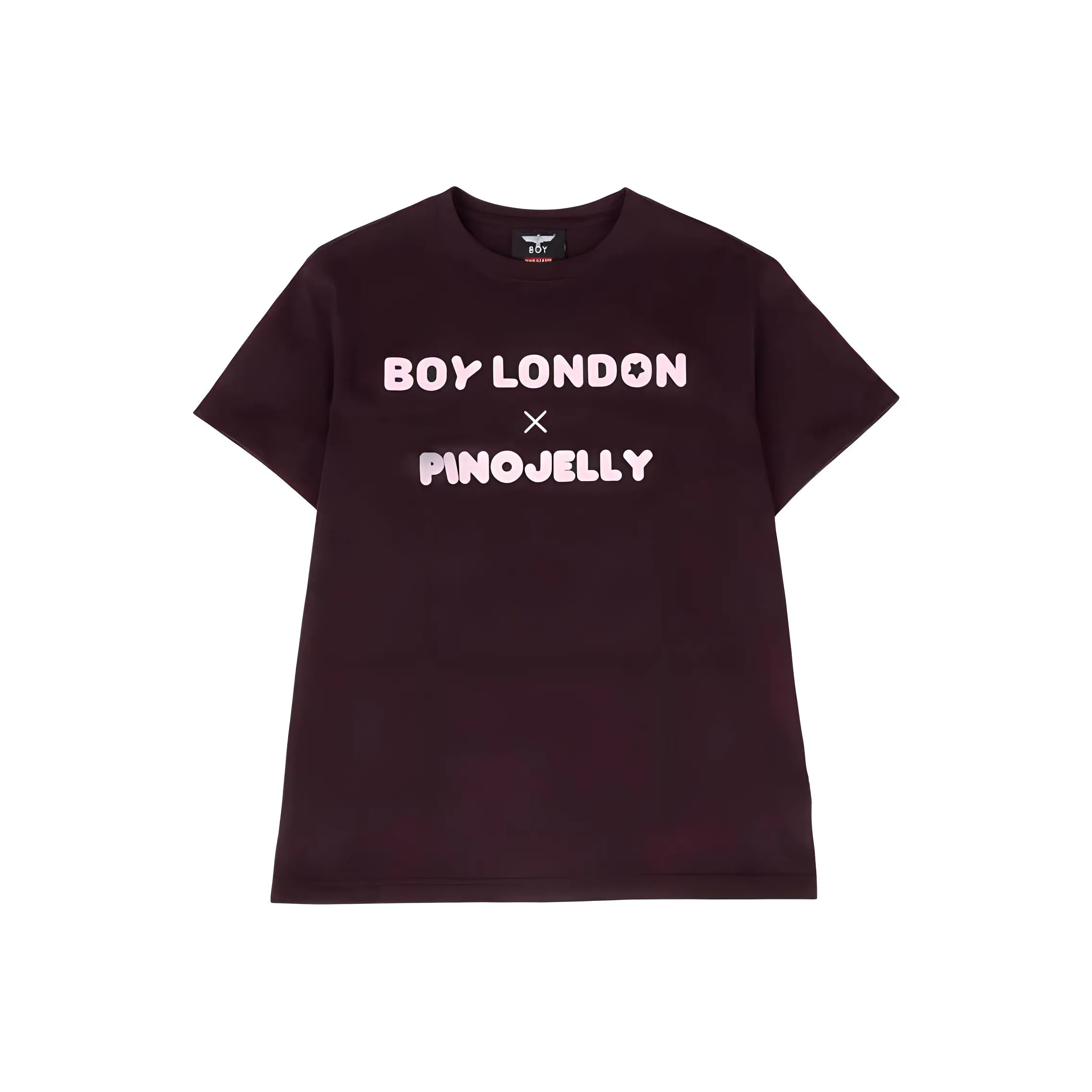 Boy London x POP MART T Shirt Unisex Burgundy